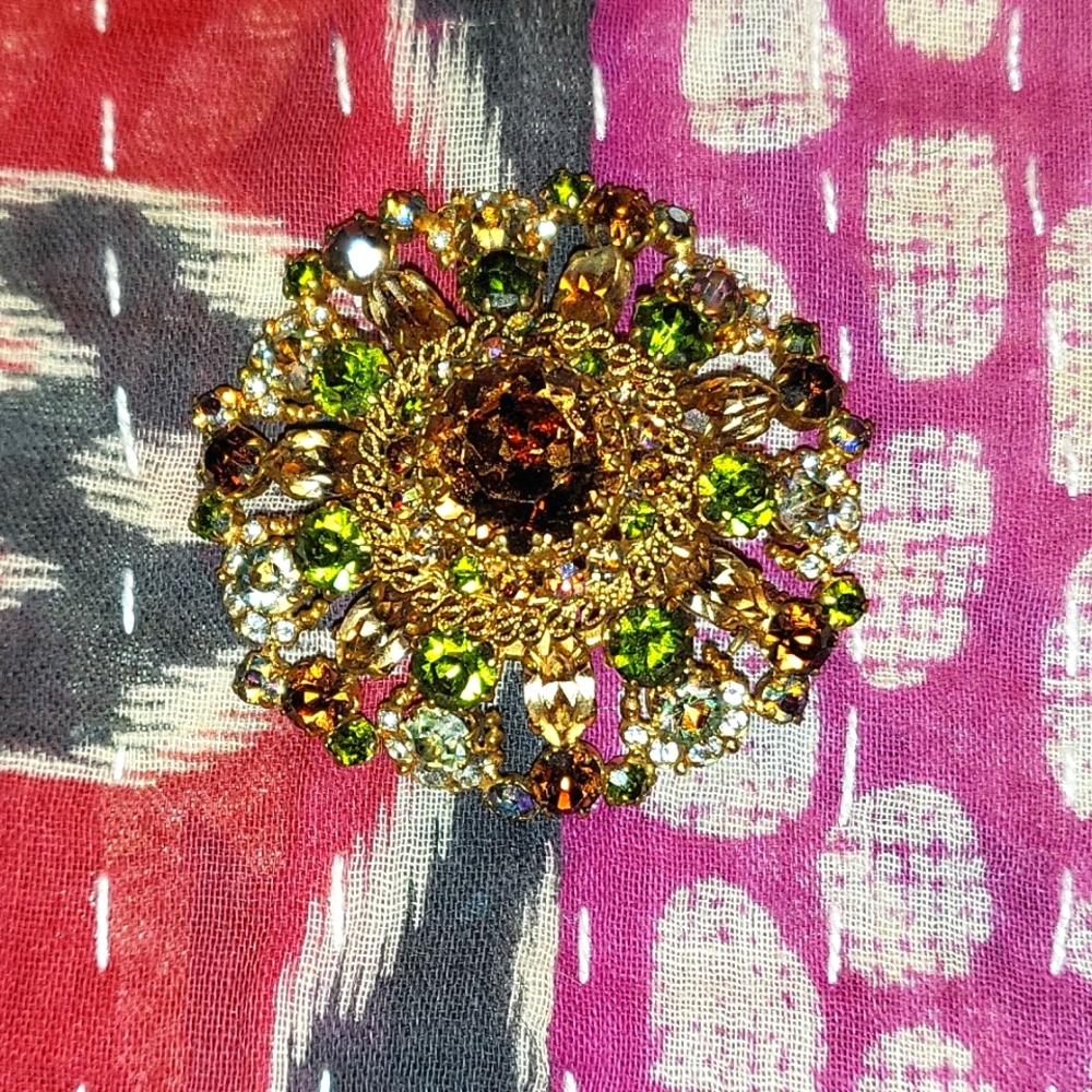 Austrian Crystal Brooch